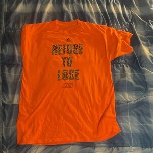 Adidas Men's Bright Orange 'Refuse to Lose' Tee